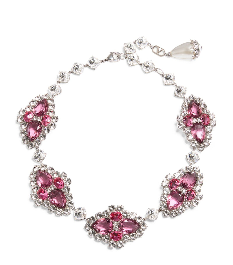Valentino Garavani crystal necklace, UK version