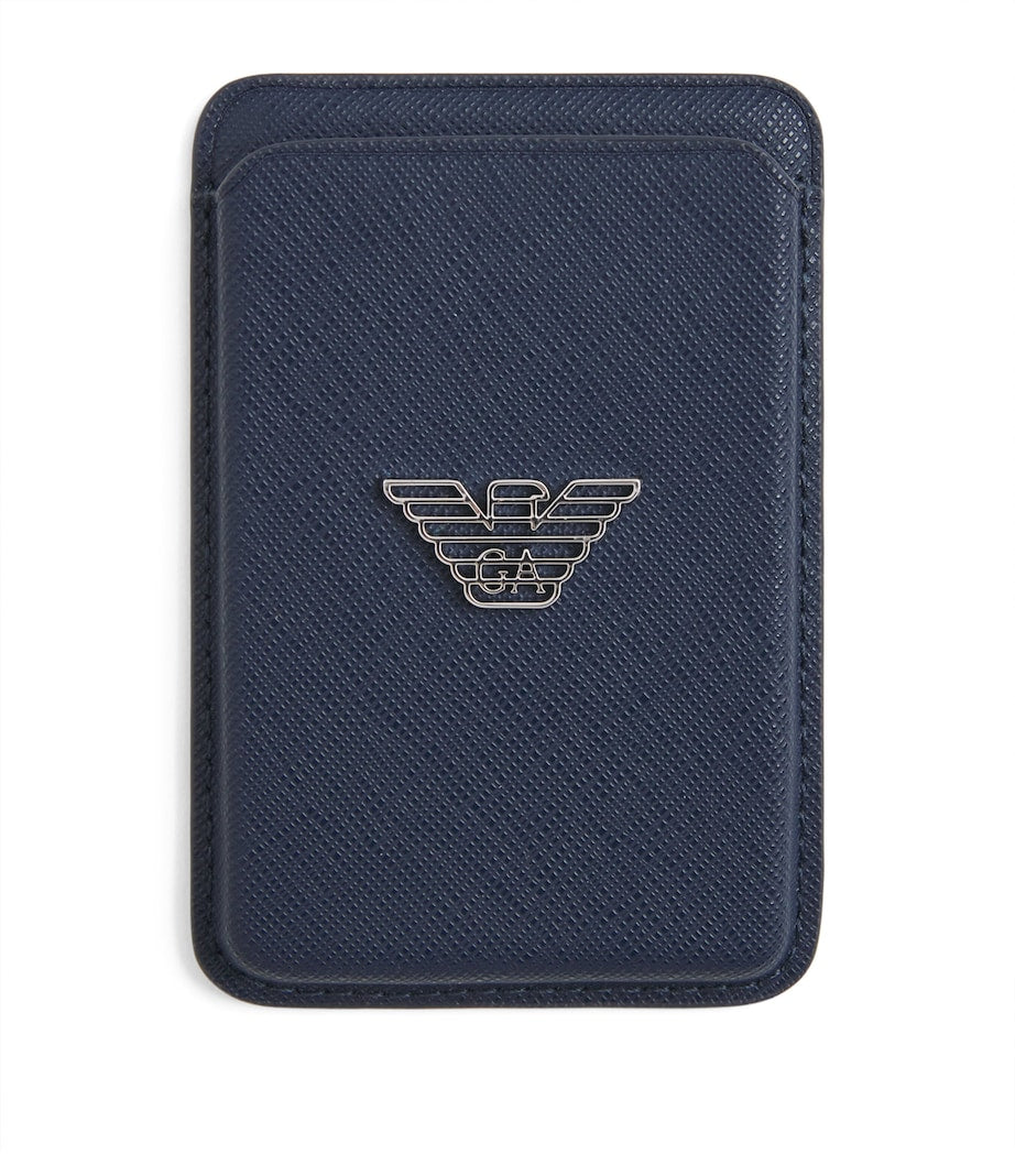 Emporio Armani Saffiano leather card holder 10x7cm (British brand)