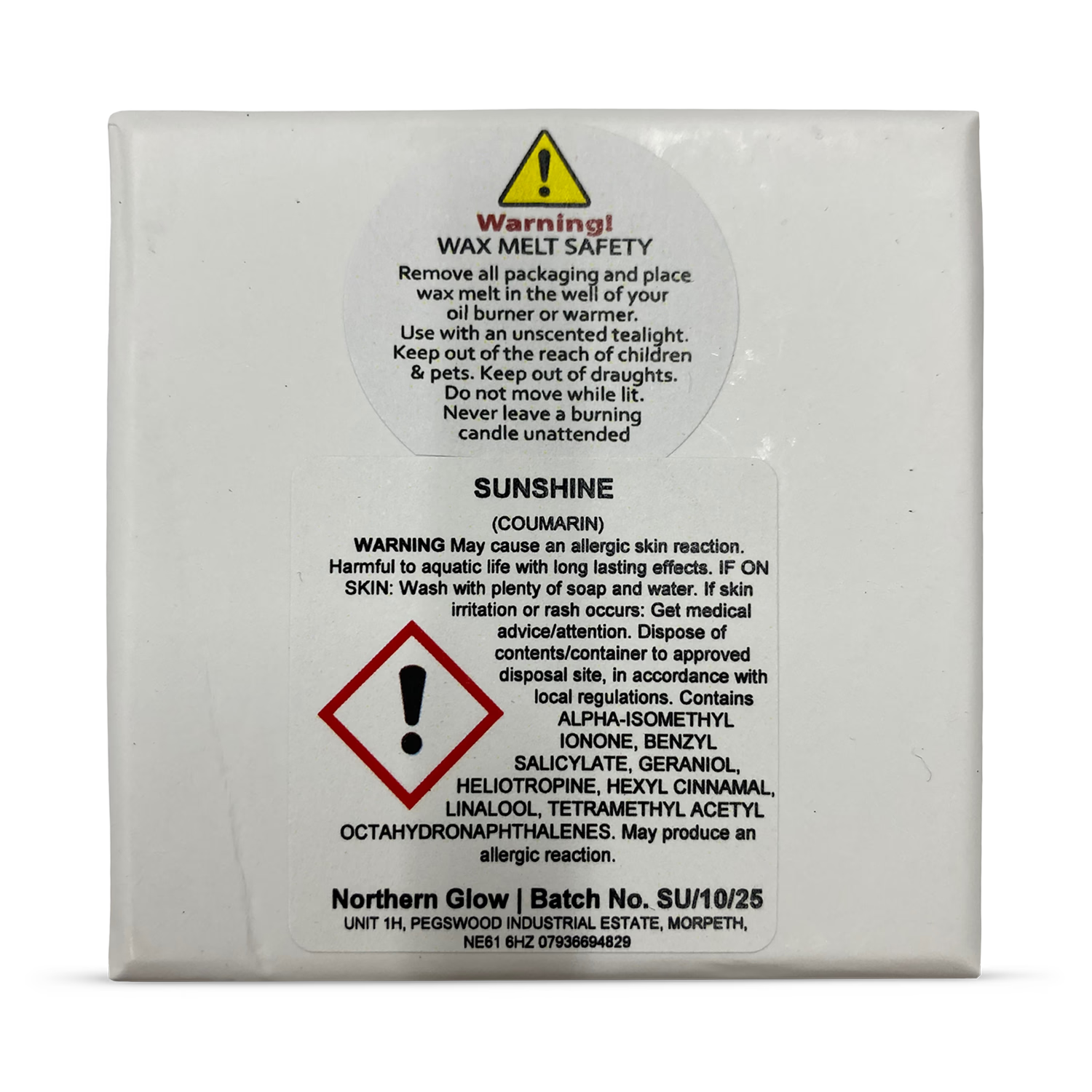 Scented wax melt Sunshine 90g - British product