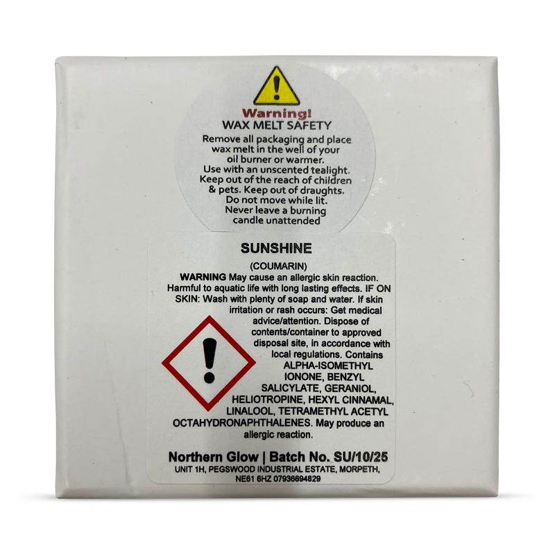 Scented wax melt Sunshine 90g - British product