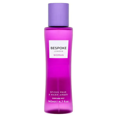 Superdrug Bespoke Woman Spiced Pear Warm Amber Perfume Mist 140ml- Buy online at McGrocer