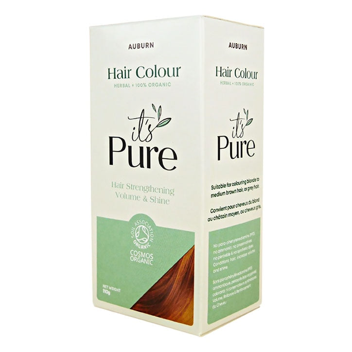 It's Pure Organic Herbal Hair Colour Chestnut 110g Henna Holland&Barrett   