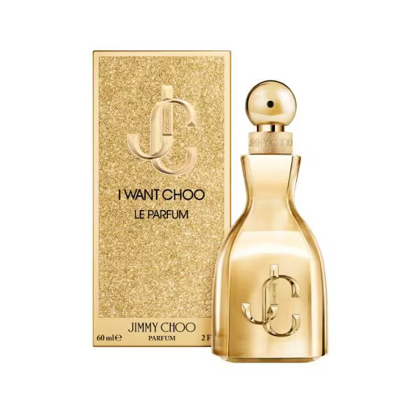 Jimmy Choo I Want Choo perfume gold bottle 60ml, UK version