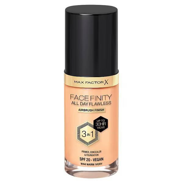Max Factor Facefinity Foundation Warm Ivory, imported from the UK