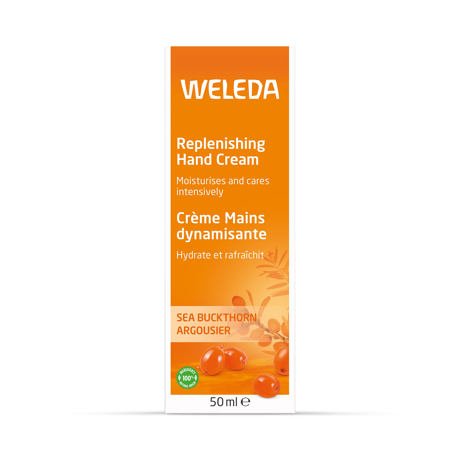 Weleda Replenishing Hand Cream Sea Buckthorn 50ml (British brand)