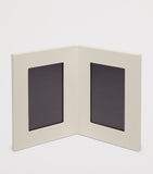 Smythson Calfskin Panama Double Frame 6 x 4 (British brand)