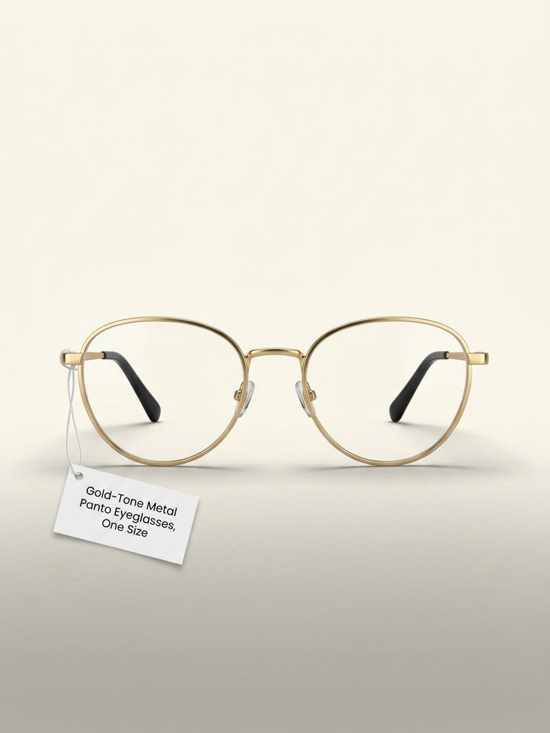 Gucci metal cat-eye optical glasses GG1595O - British product