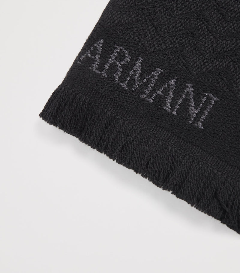 Giorgio Armani wool geometric print scarf 180cm x 40cm (British brand)