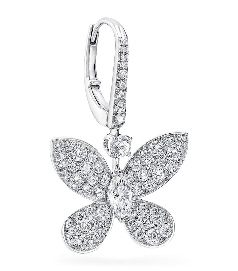 Graff butterfly drop earrings (British brand)