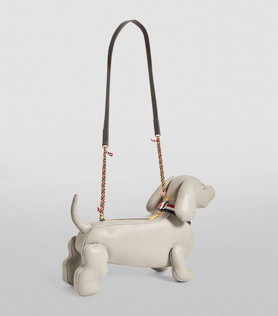 Thom Browne Mini Hector cross-body bag in leather imported from the UK