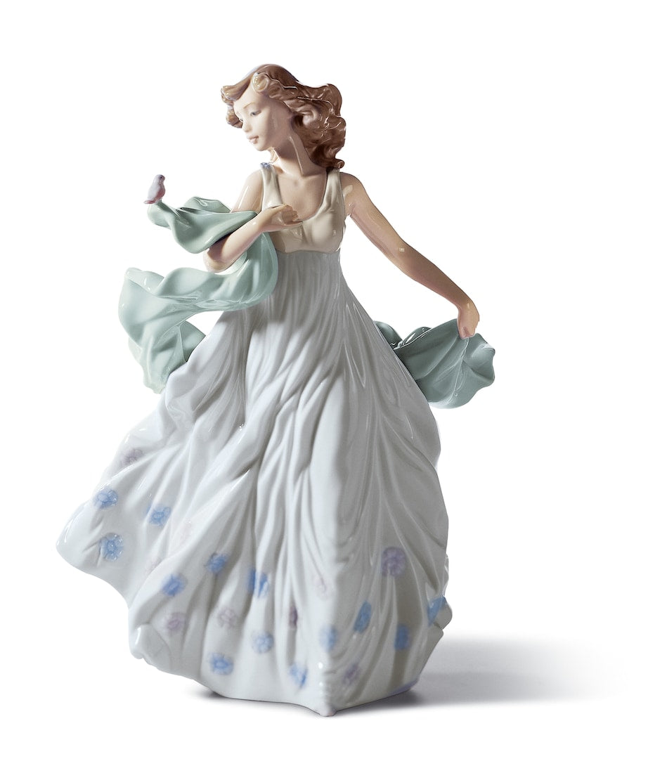Lladró Summer Serenade porcelain figurine 32cm, UK version
