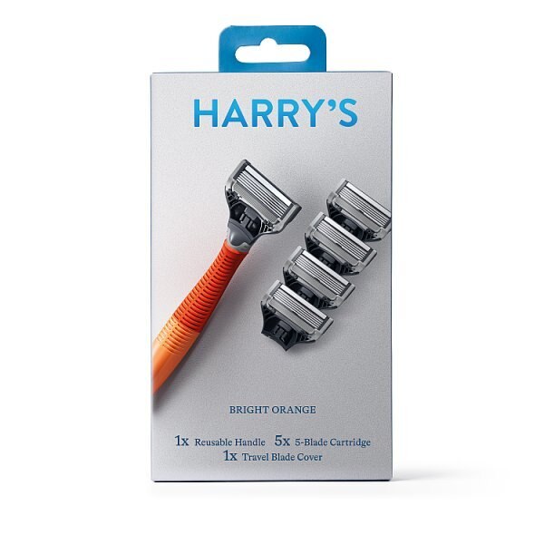 Harry's Truman Razor + 5 Blades - Bright Orange GOODS Superdrug   