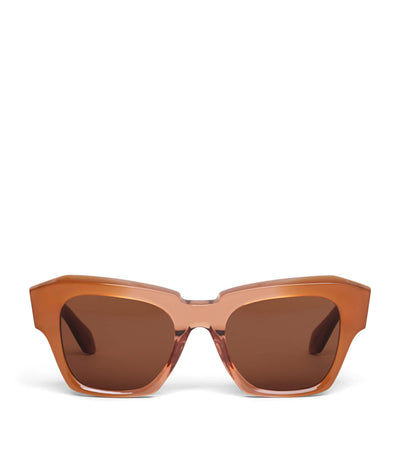 Harrods Alaïa Acetate Melted Square Sunglasses- Buy online at McGrocer