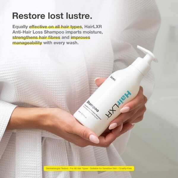 Dermz HairLXR shampoo 300ml (British brand)