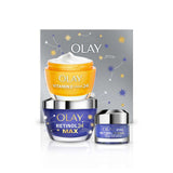 Olay Giftset Vitamin C+AHA24 Day + Retinol24 Max Night Moisturiser 50ml & Retinol24 Max Night Eye Cream 15ml GOODS Boots   