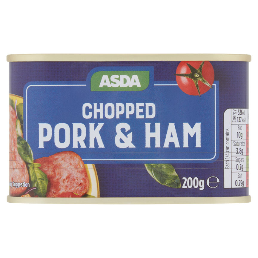 ASDA Chopped Pork & Ham Canned & Packaged Food ASDA   