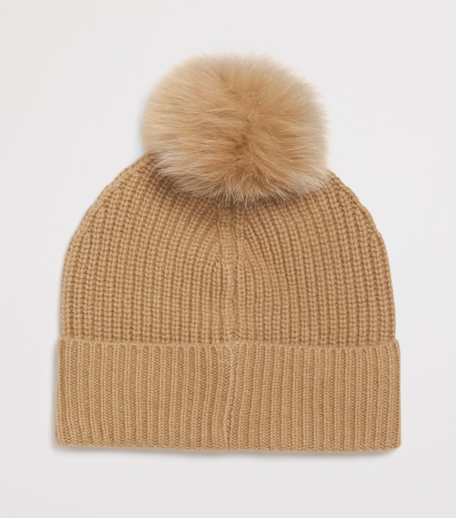Yves Salomon Enfant Cashmere Pom-Pom Beanie (British brand)