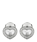 Chopard White Gold and Diamond Happy Diamonds Icons Earrings - British product