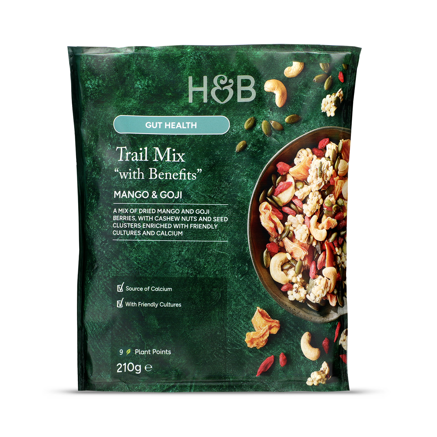 Holland & Barrett Mango & Goji Trail Mix 210g (British brand)