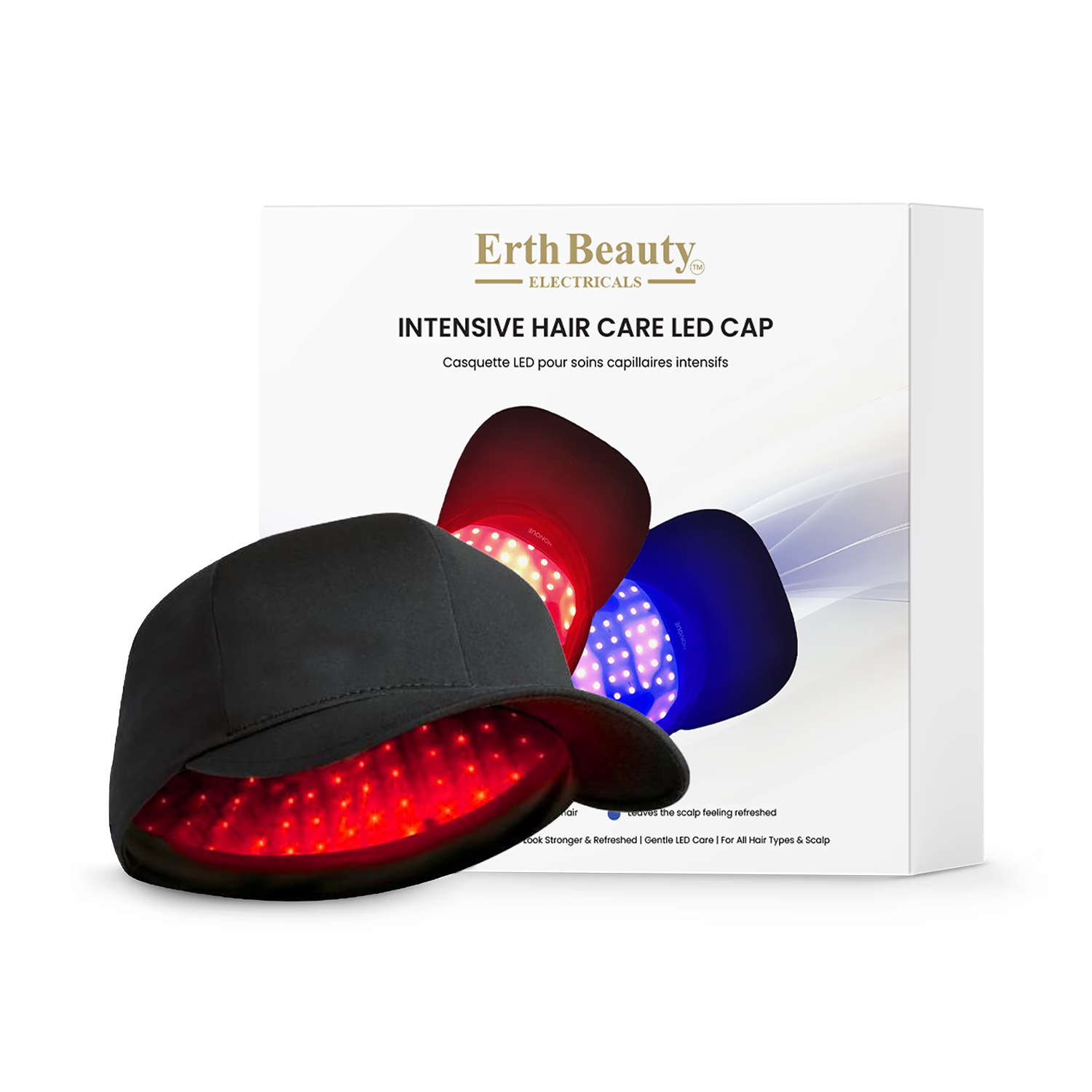 Erth Skin London LED hair cap, imported from the UK