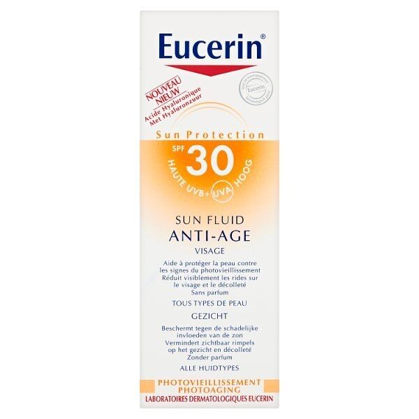 Eucerin® Sun Protection Sun Fluid Anti-Age Face SPF 30 50ml GOODS Superdrug   