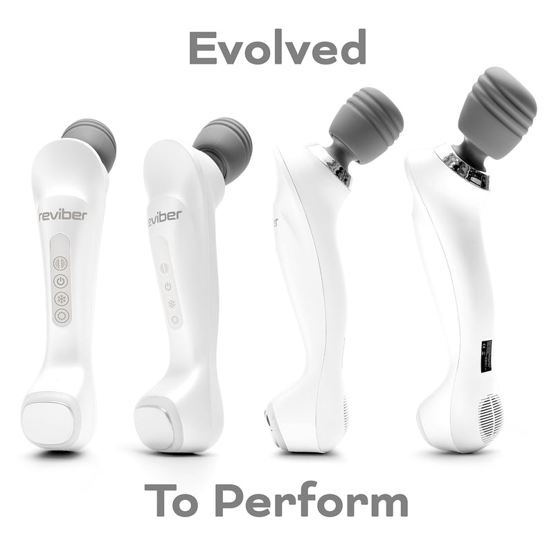 Reviber deep tissue body massager with hot cold therapy, UK version