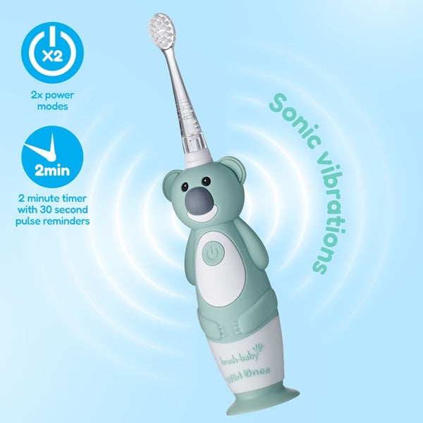 Brush Baby kids rechargeable electric toothbrush Koala - British product