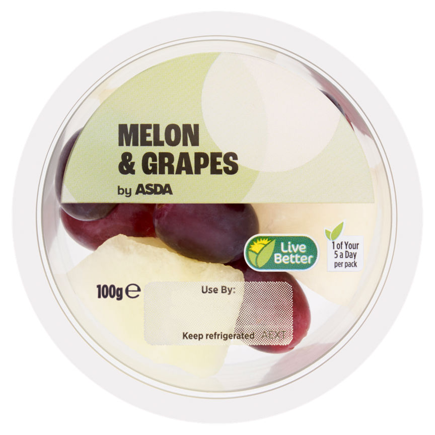 ASDA Melon & Grapes 100g GOODS ASDA   