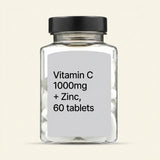 Holland & Barrett Vitamin C and Zinc tablets 60, UK version
