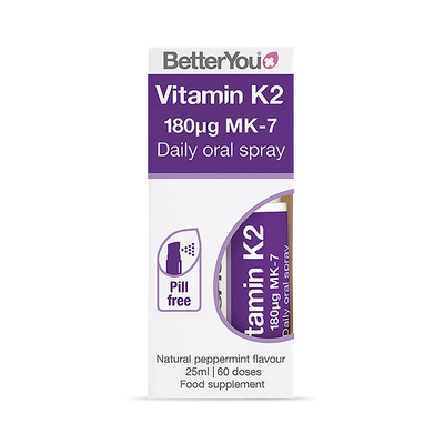 BetterYou Vitamin K2 Spray Oralt Tilskudd 25ml