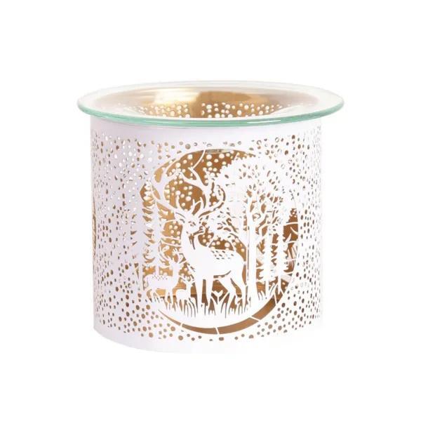 Aroma wax melt burner white deer family, UK version