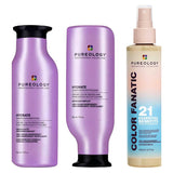 Pureology Hydrate Shampoo, Conditioner and Color Fanatic Leave In Conditioner Moisturising Bundle GOODS Boots   