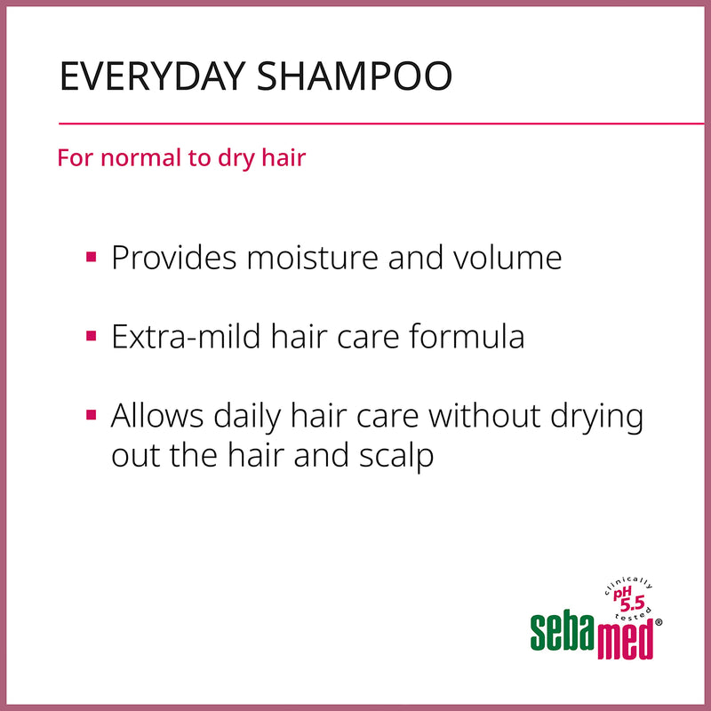 Sebamed Everyday Shampoo 200ml, imported from the UK