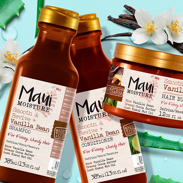 Maui Moisture Smooth & Revive+ Vanilla Bean Shampoo 385ml GOODS Superdrug   