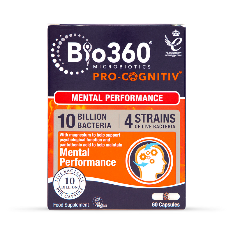 Nature's Aid PRO-Cognitiv 10 Billion Probiotic Capsules, imported from the UK