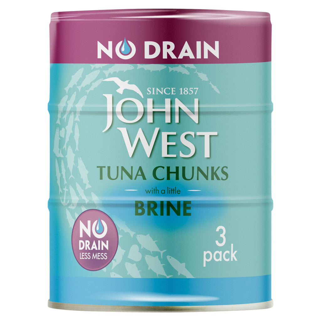 John West Tuna Chunks with a Little Brine 3x110g