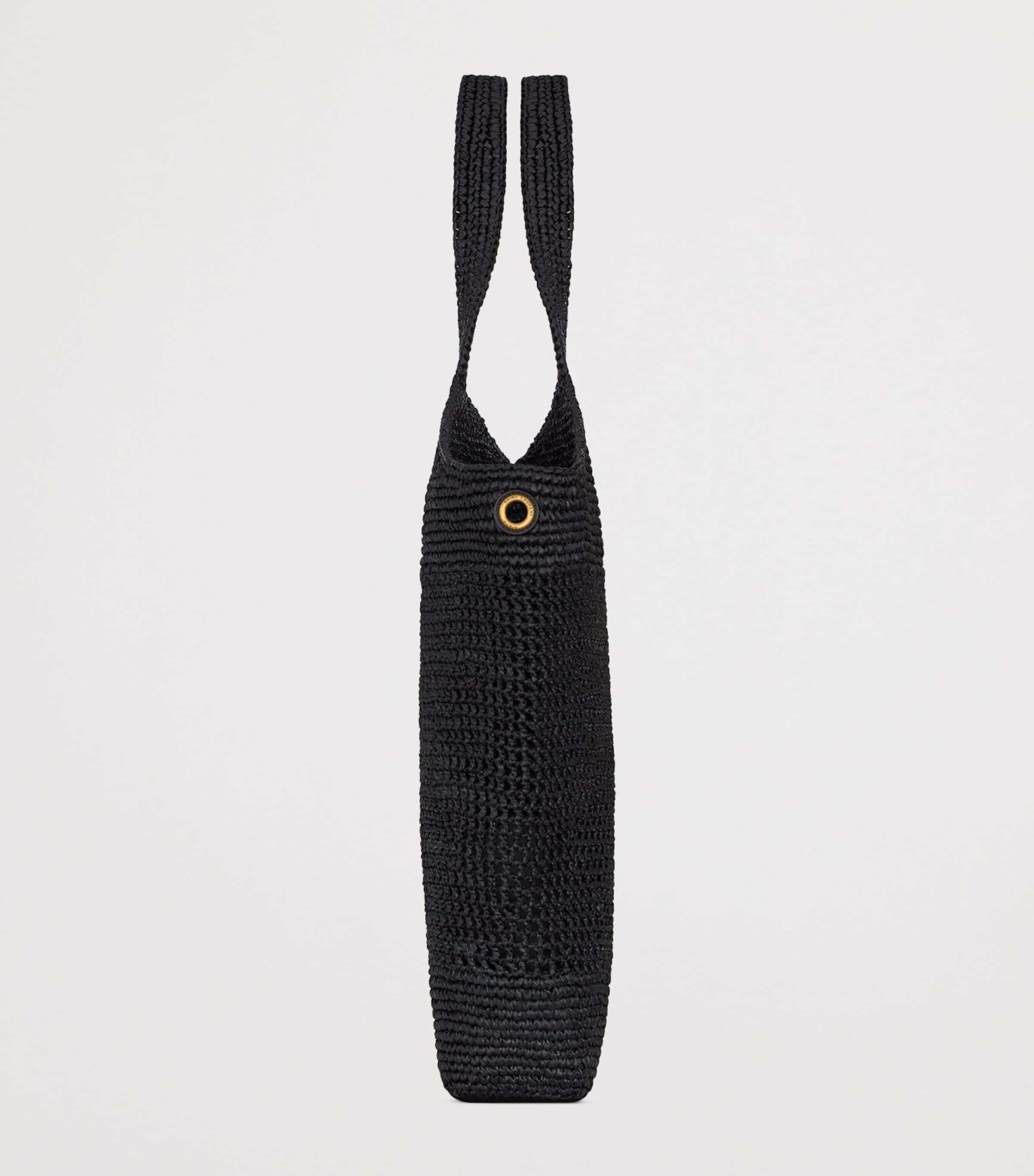 Saint Laurent Maxi Icare raffia tote bag (British brand)