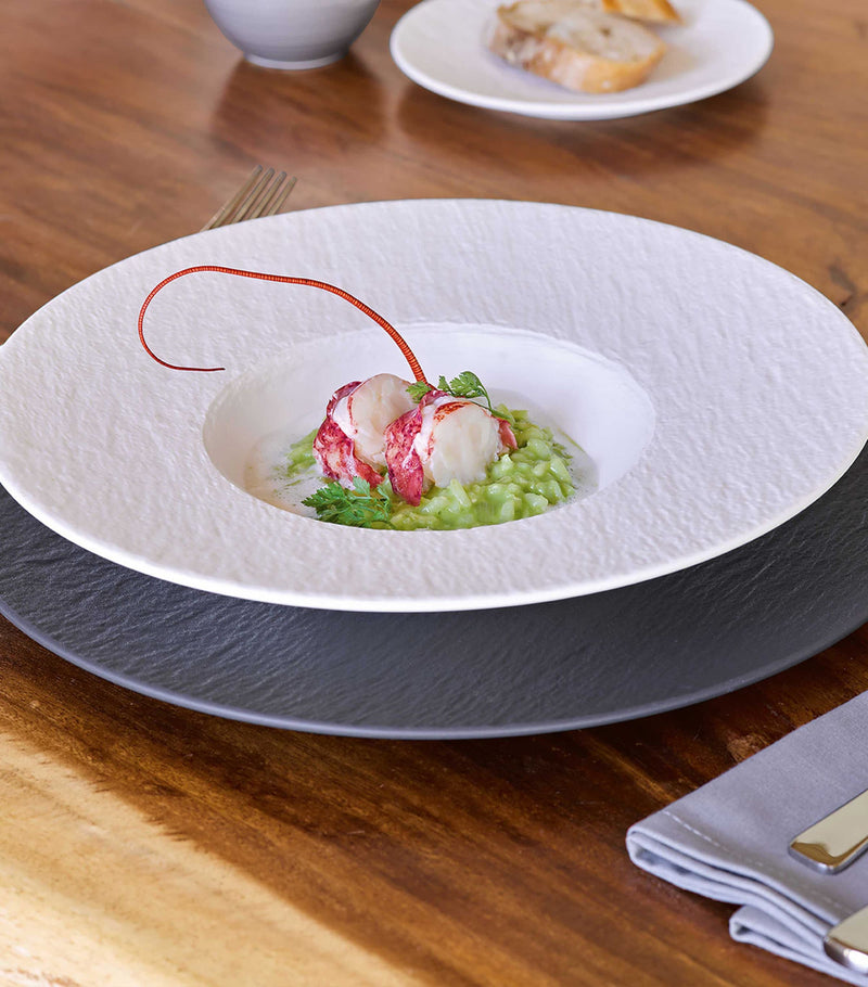 Villeroy & Boch Manufacture Rock porcelain dinner plate set (British brand)