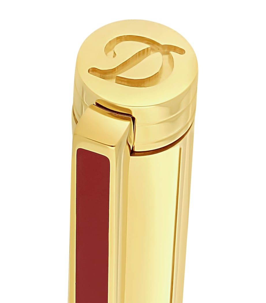 S.T. Dupont Palladium and Yellow Gold-Trim Classique ballpoint pen (British brand)