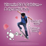 Maxmedix Calcium and Vitamin D3 gummies 90 count - British product