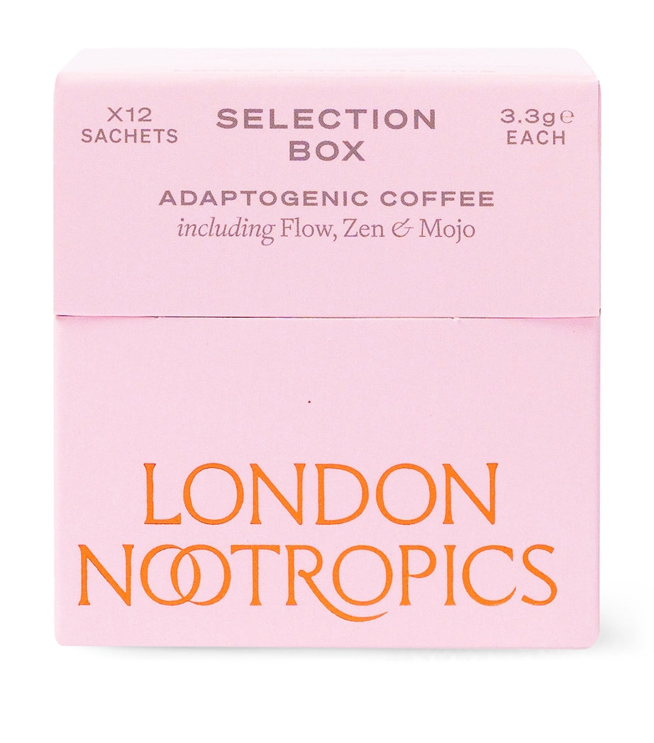 London Nootropics Adaptogenic Coffee Selection Box 72g, UK version