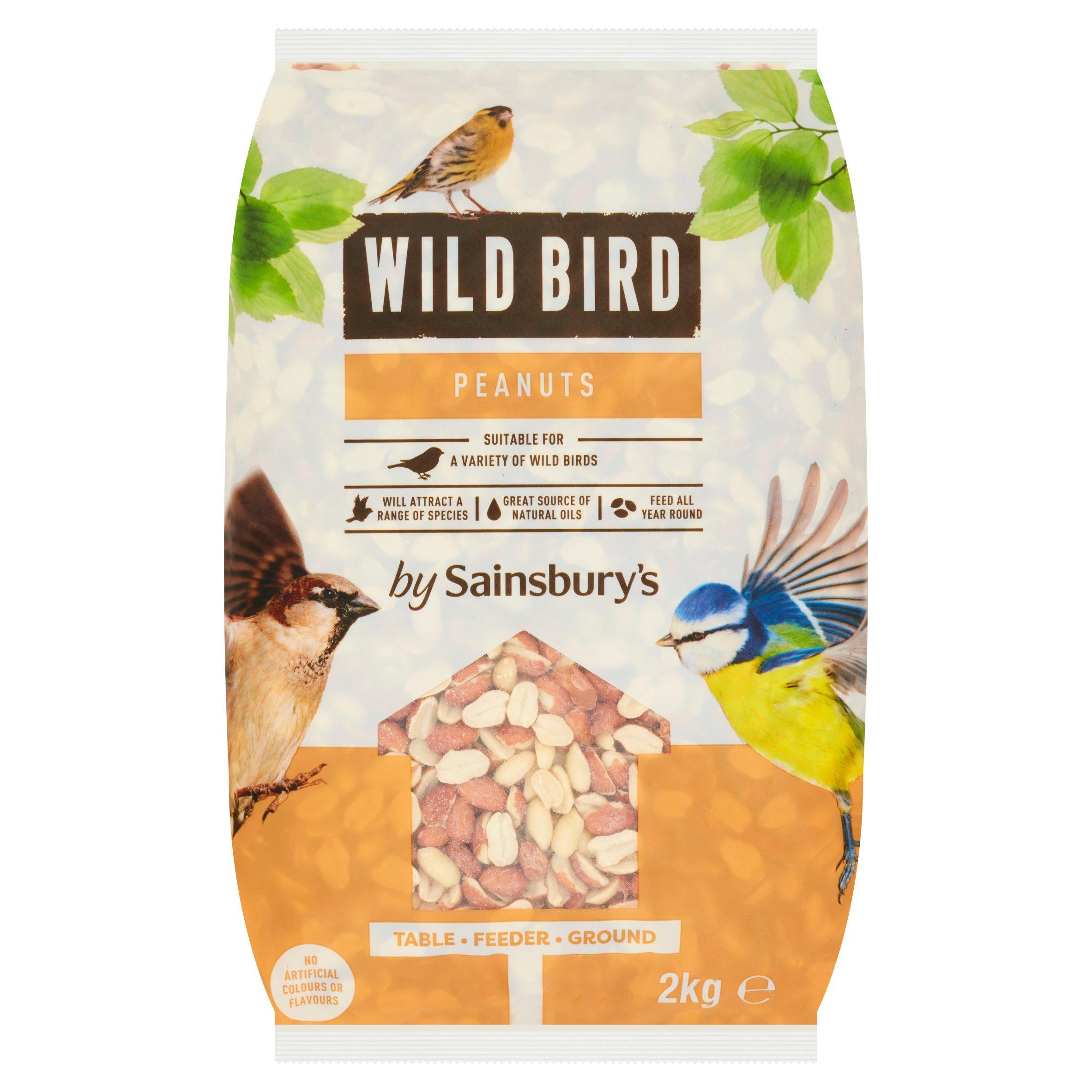 Sainsbury's Wild Bird Peanuts 2kg GOODS Sainsburys   