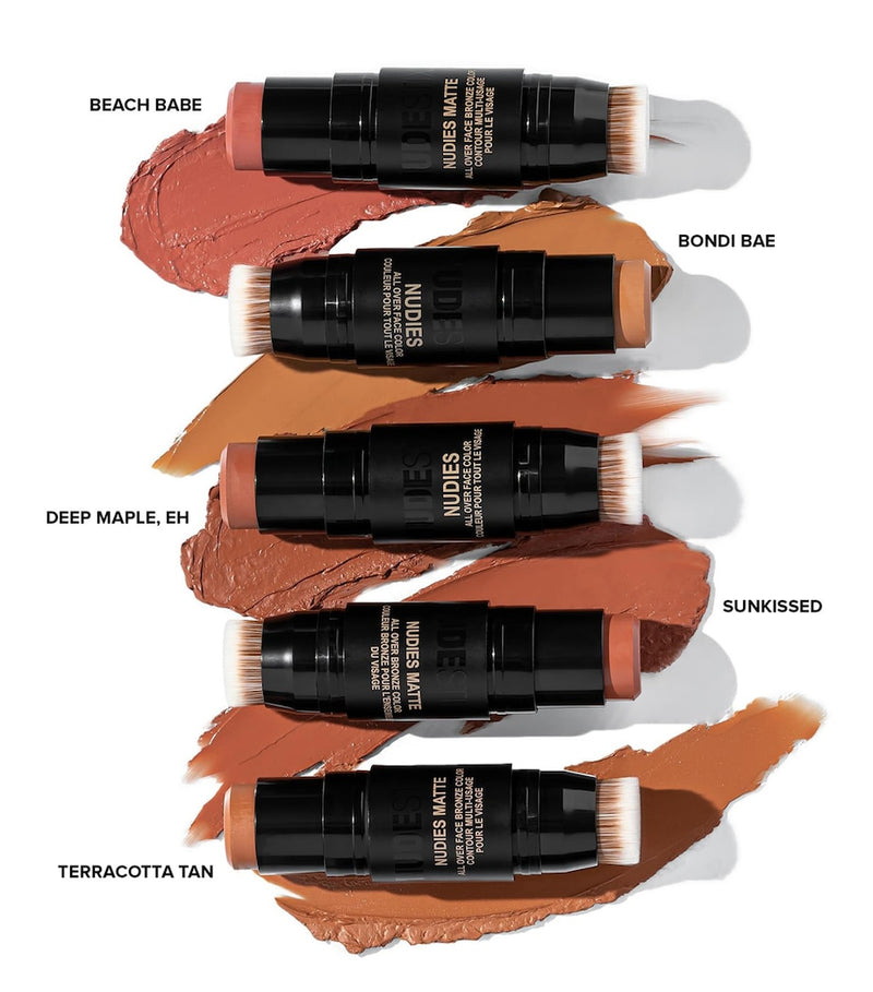 Nudies matte vegan bronzer compact 7g, imported from the UK
