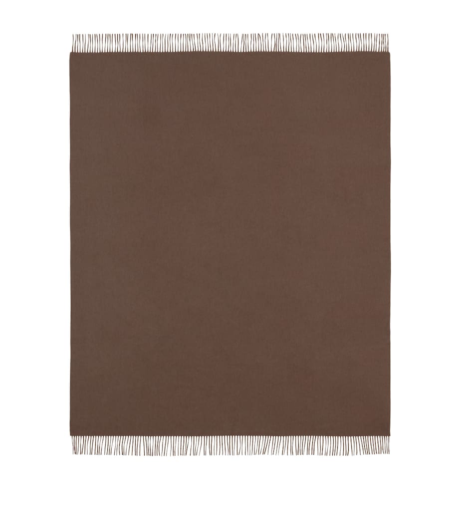 Begg x Co cashmere Arran solid throw 147x183cm, imported from the UK