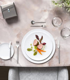Villeroy & Boch MetroChic Blanc cake plate 33cm, imported from the UK