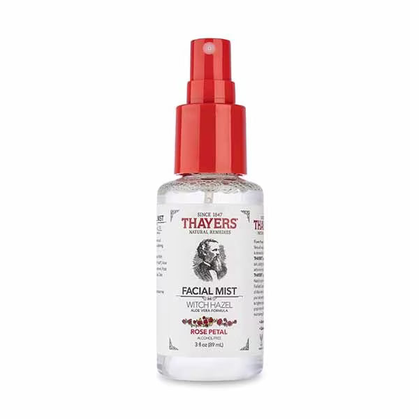 Thayers alcohol free rose petal facial mist (British brand)
