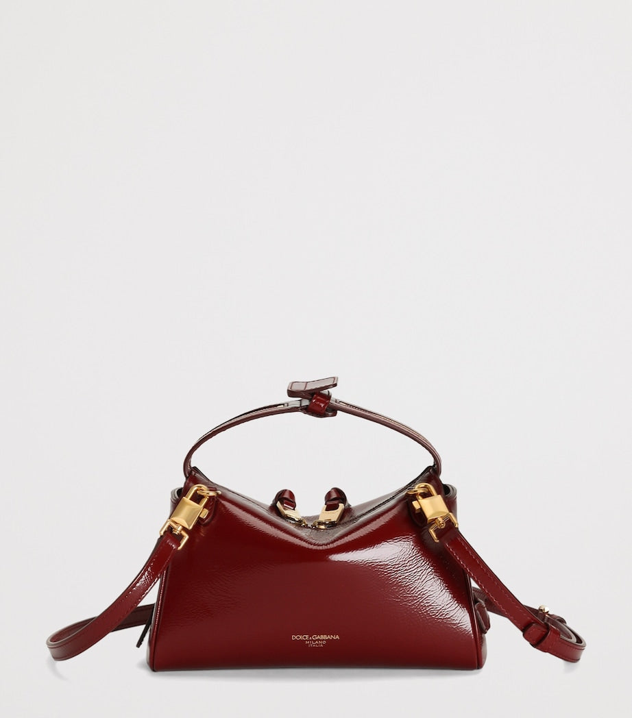 Dolce&Gabbana Vittoria shoulder bag in calfskin leather - British product