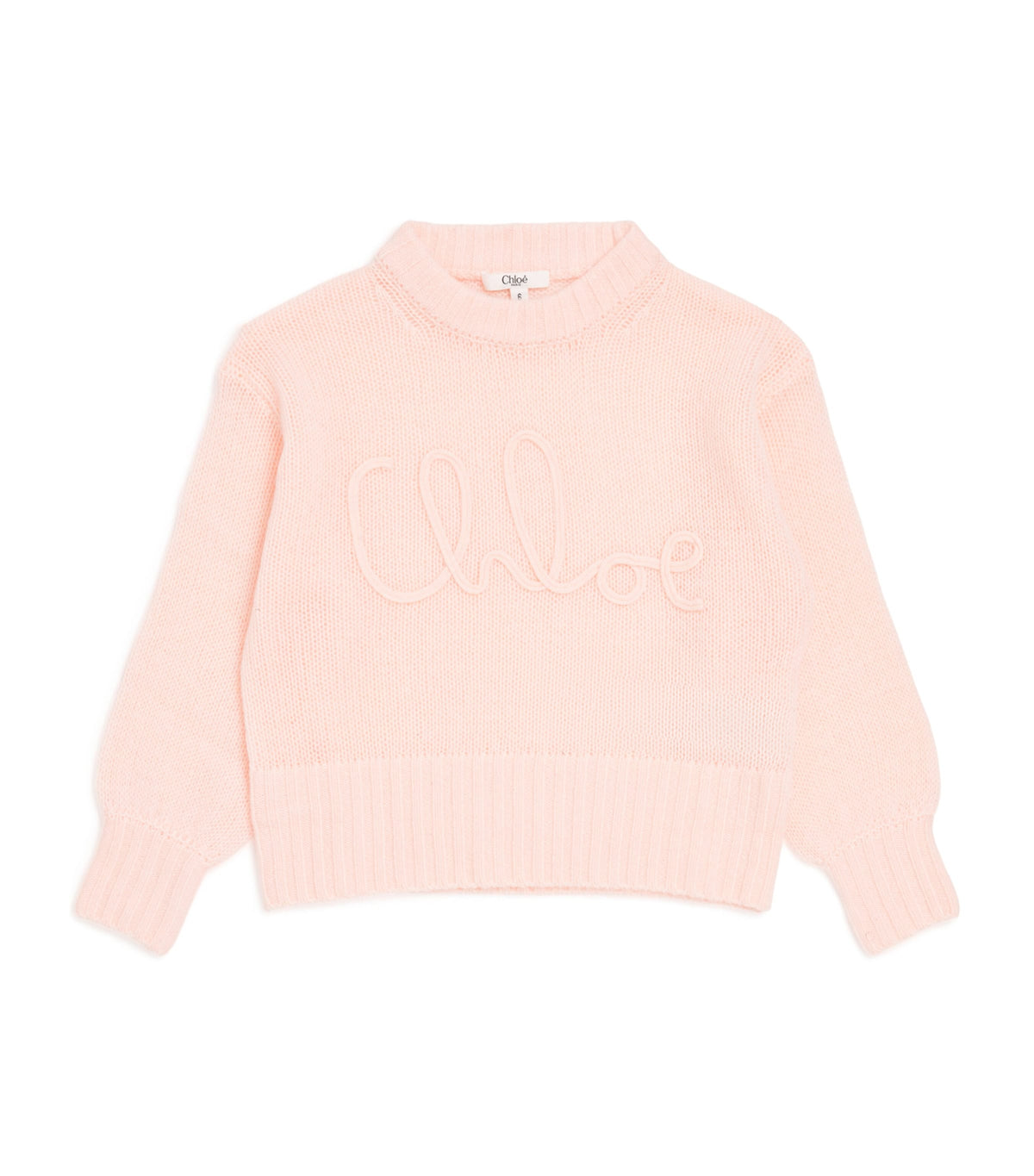 Chloé Kids Wool-Cashmere Logo Sweater 4-14 Years - British product