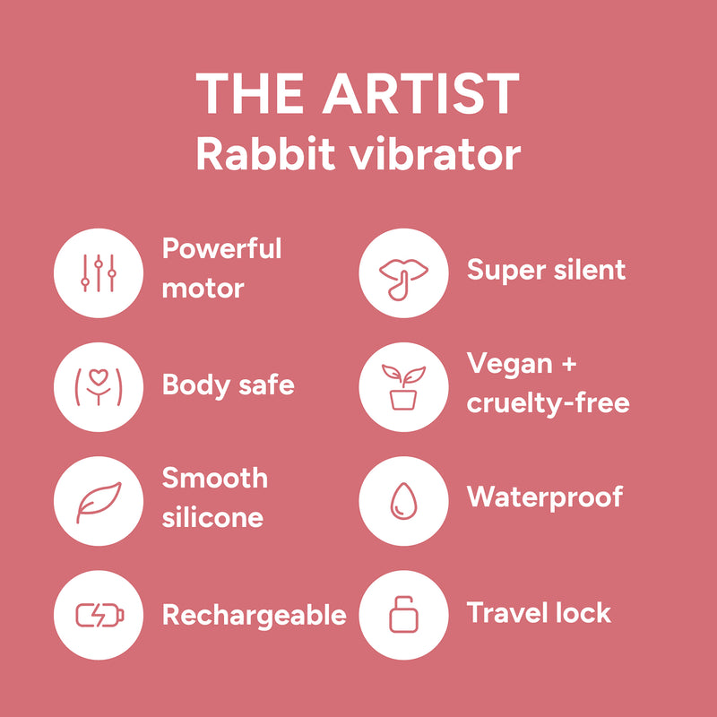 Smile Makers The Artist rabbit vibrator - British product