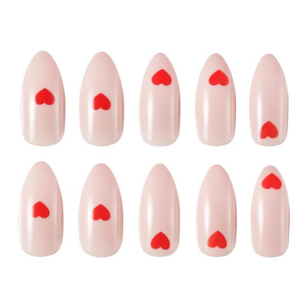 Lottie London Stay Press'D on Nails - Heart To Heart GOODS Superdrug   